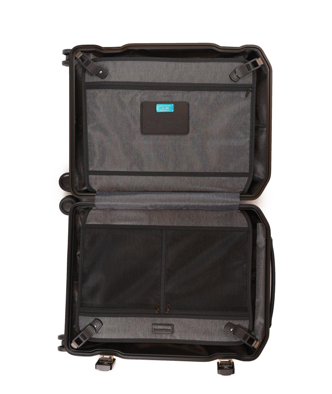 PIQUADRO Черный чемодан, фото 6