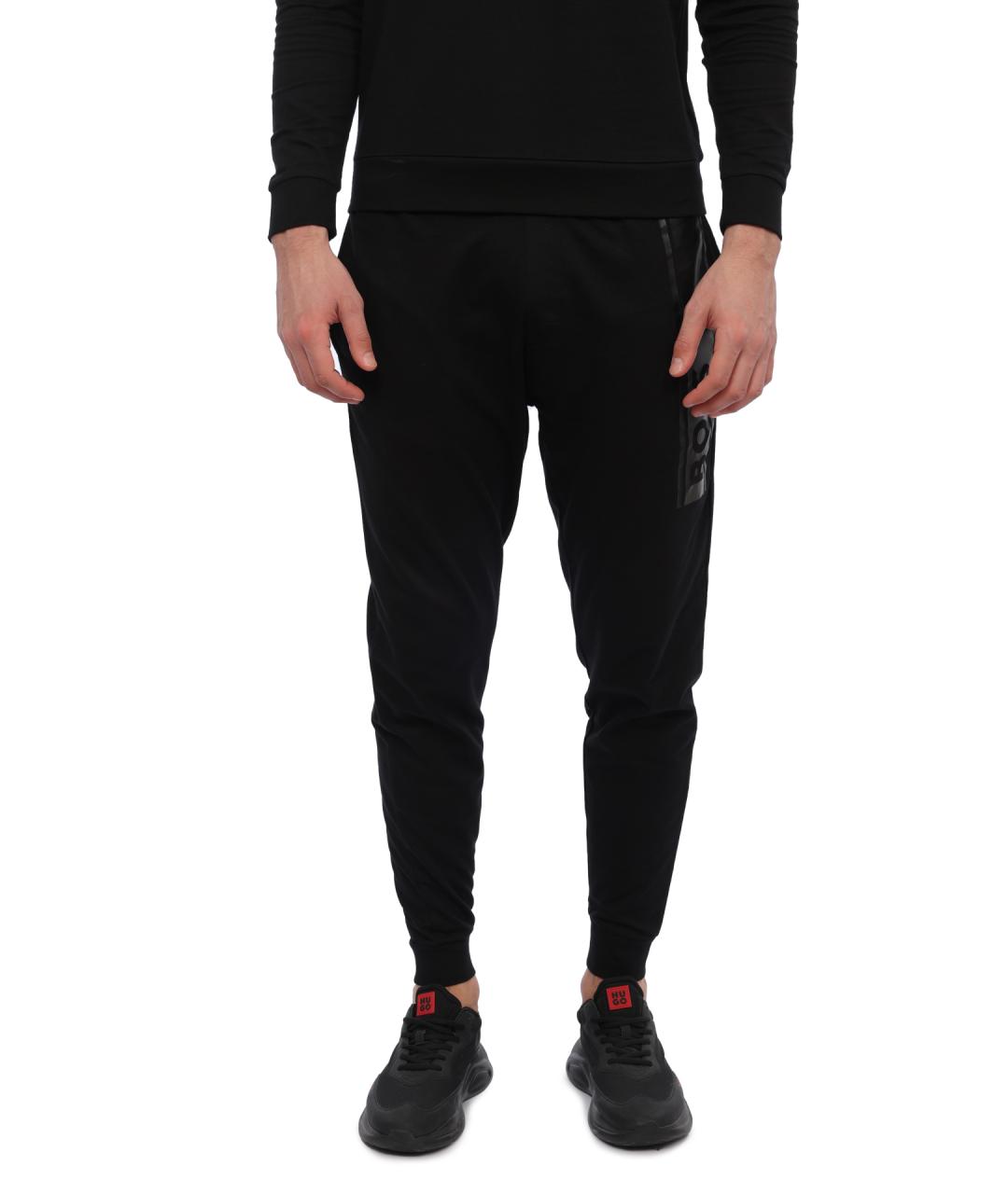 HUGO BOSS Черные повседневные брюки, фото 1