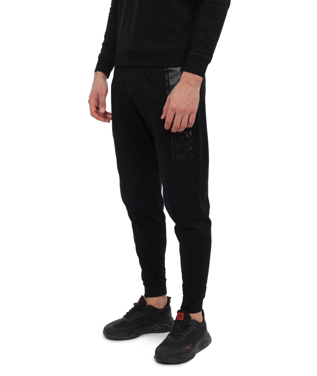 HUGO BOSS Черные повседневные брюки, фото 3