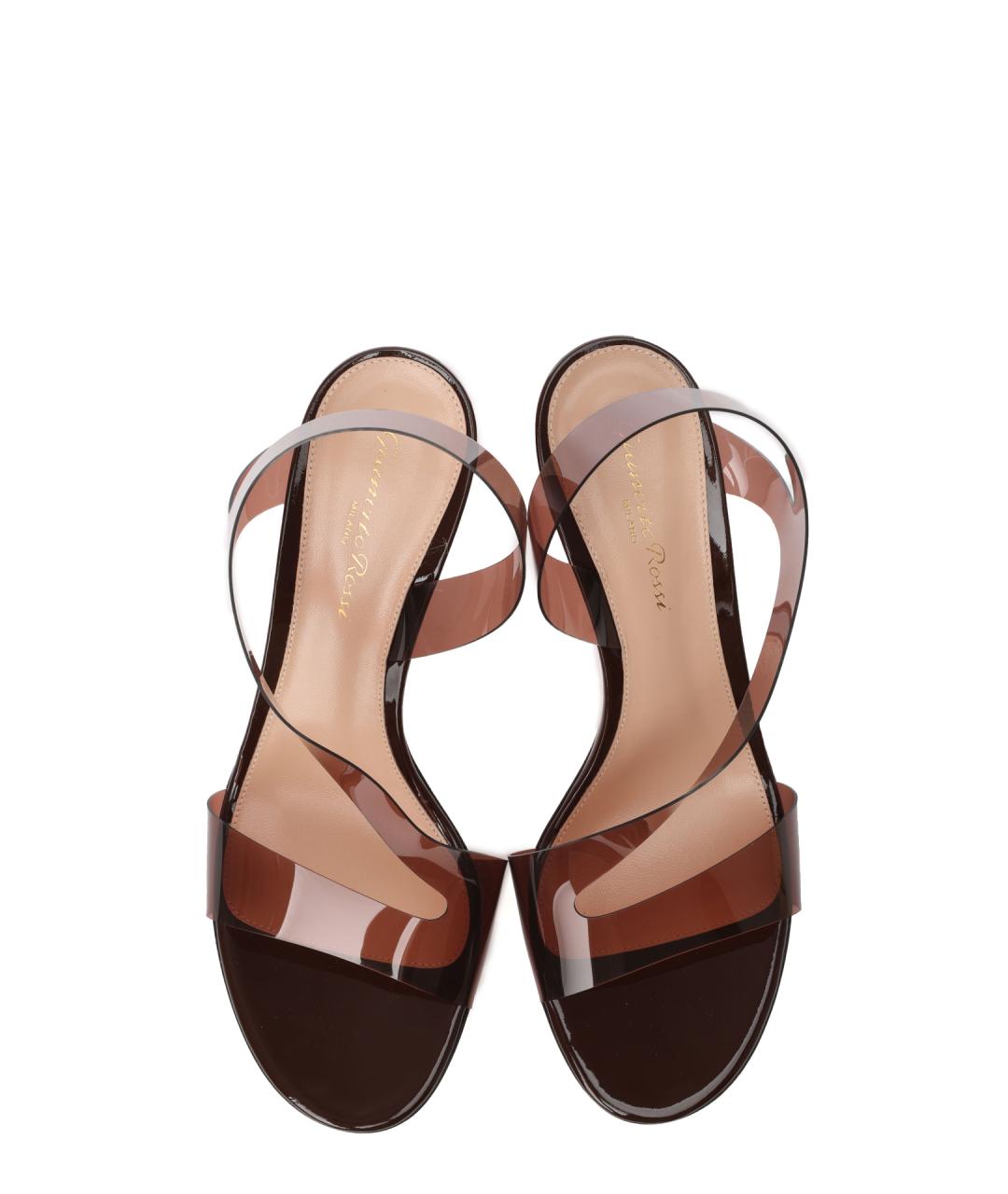 GIANVITO ROSSI Кожаные босоножки, фото 4