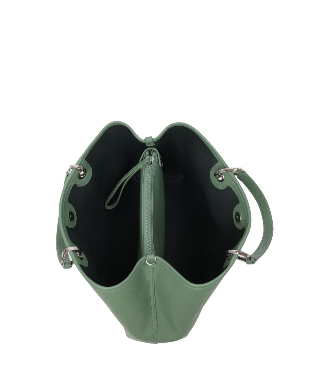 EMPORIO ARMANI Золотая сумка тоут, фото 5