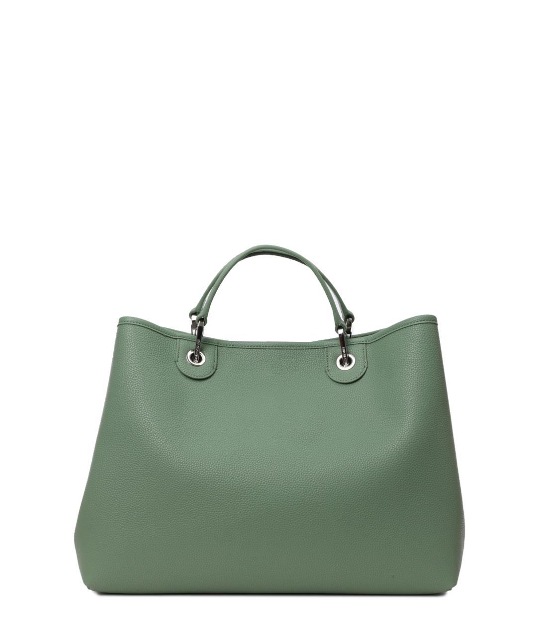 EMPORIO ARMANI Золотая сумка тоут, фото 3