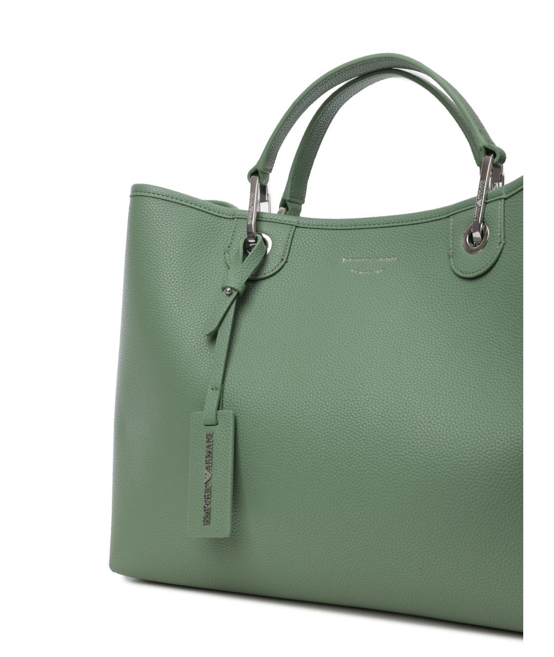 EMPORIO ARMANI Золотая сумка тоут, фото 4