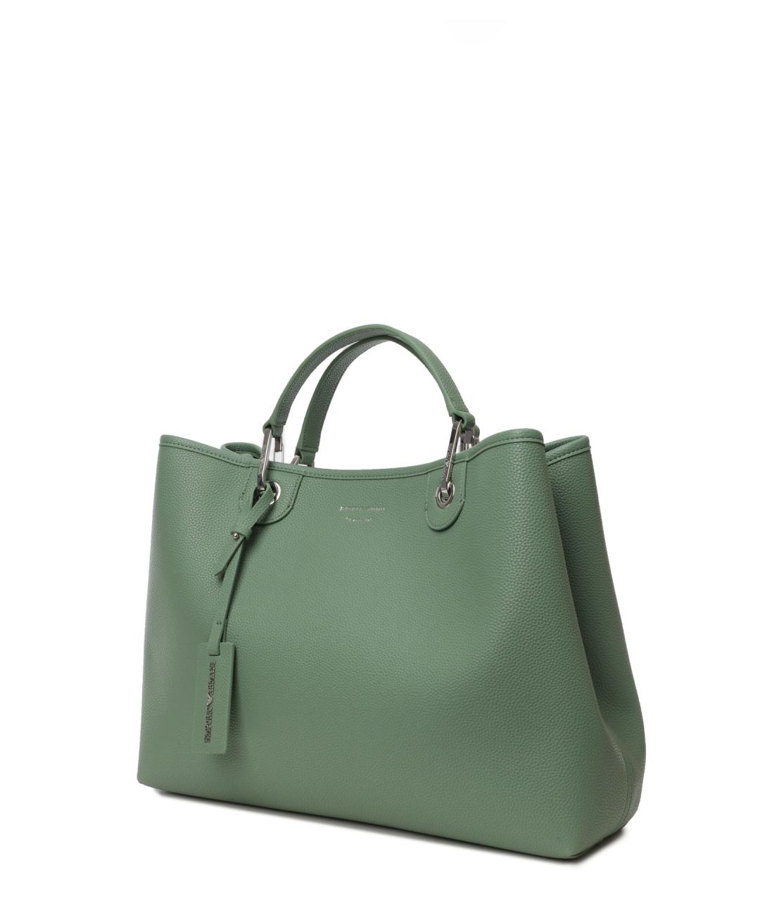 EMPORIO ARMANI Золотая сумка тоут, фото 2