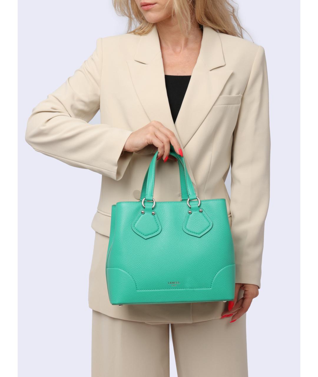 LANCEL Кожаная сумка с короткими ручками, фото 2