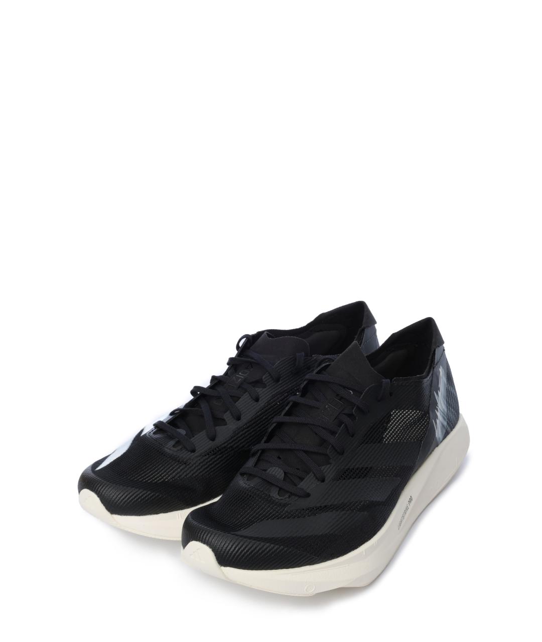 Y-3 Черные текстильные низкие кроссовки / кеды, фото 2