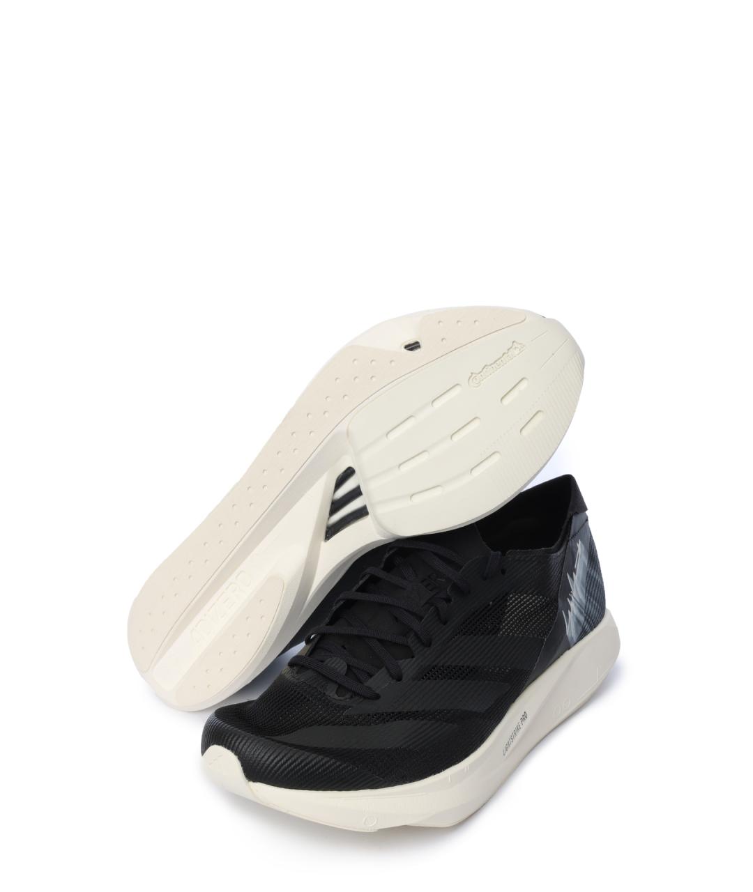 Y-3 Черные текстильные низкие кроссовки / кеды, фото 4