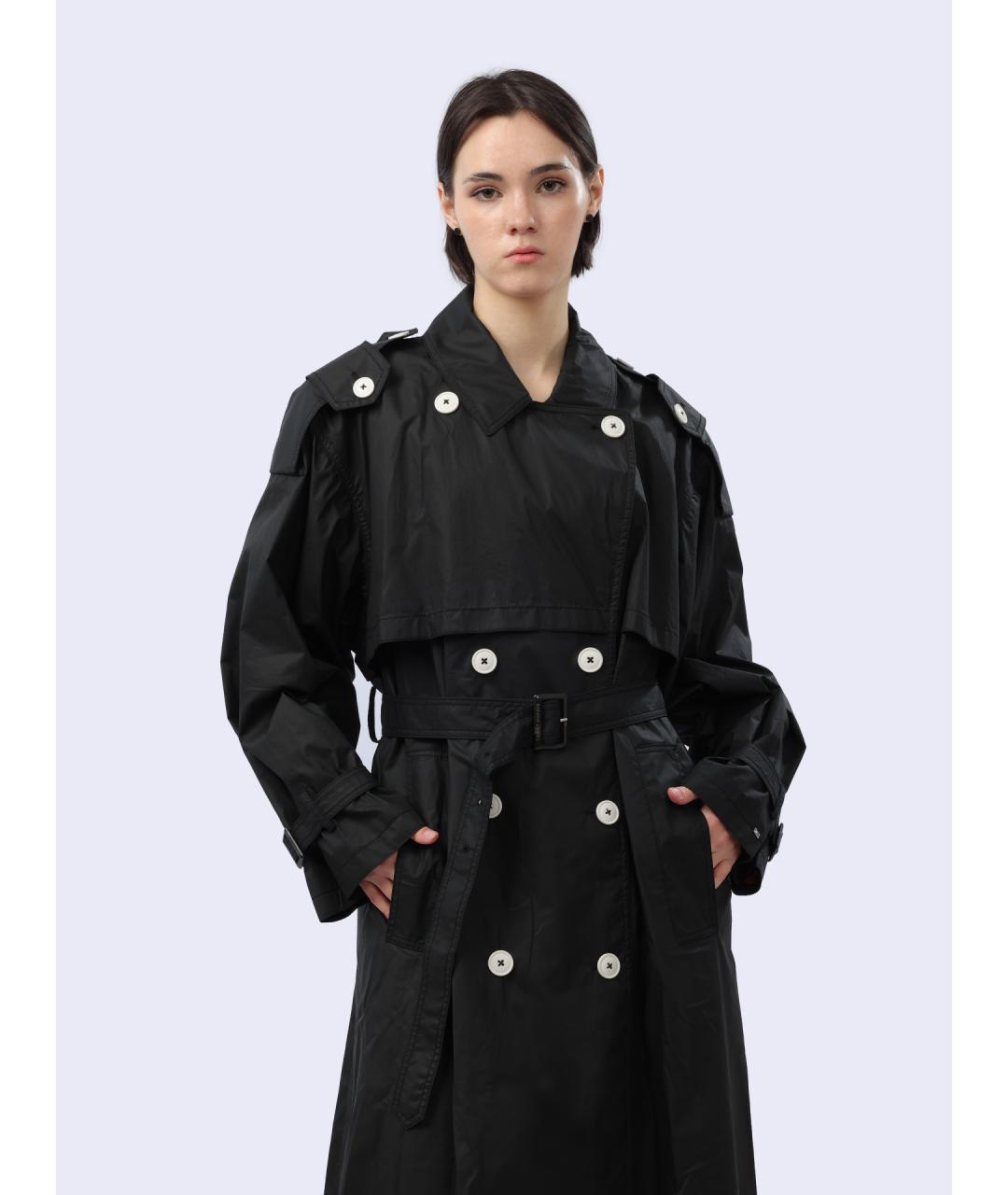 TOMMY HILFIGER Черный тренч/плащ, фото 2