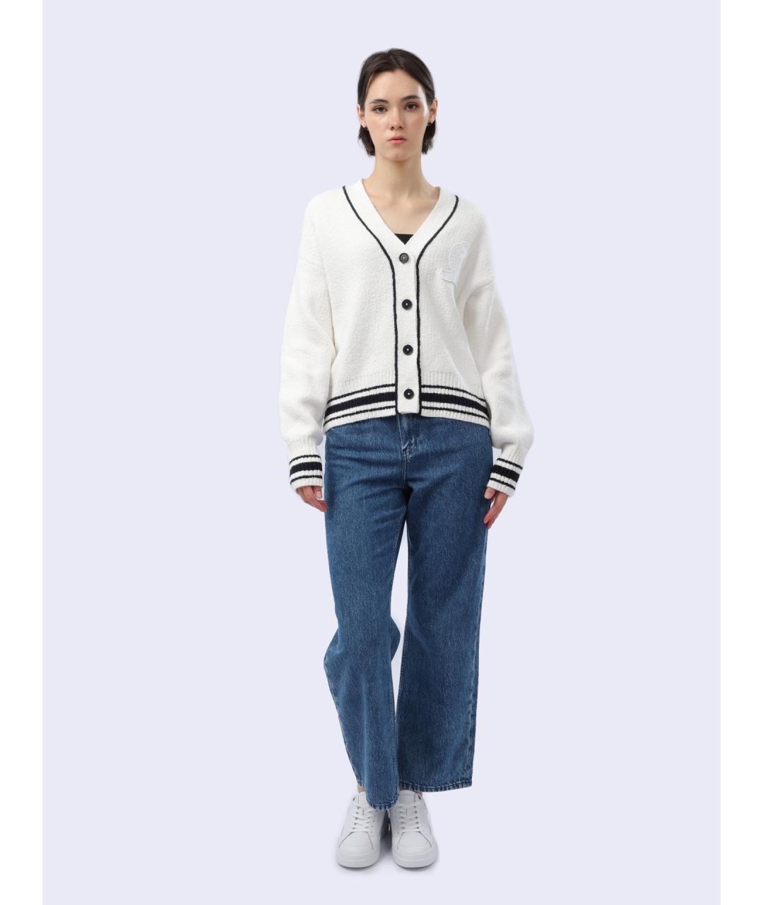 TOMMY HILFIGER Белый кардиган, фото 2