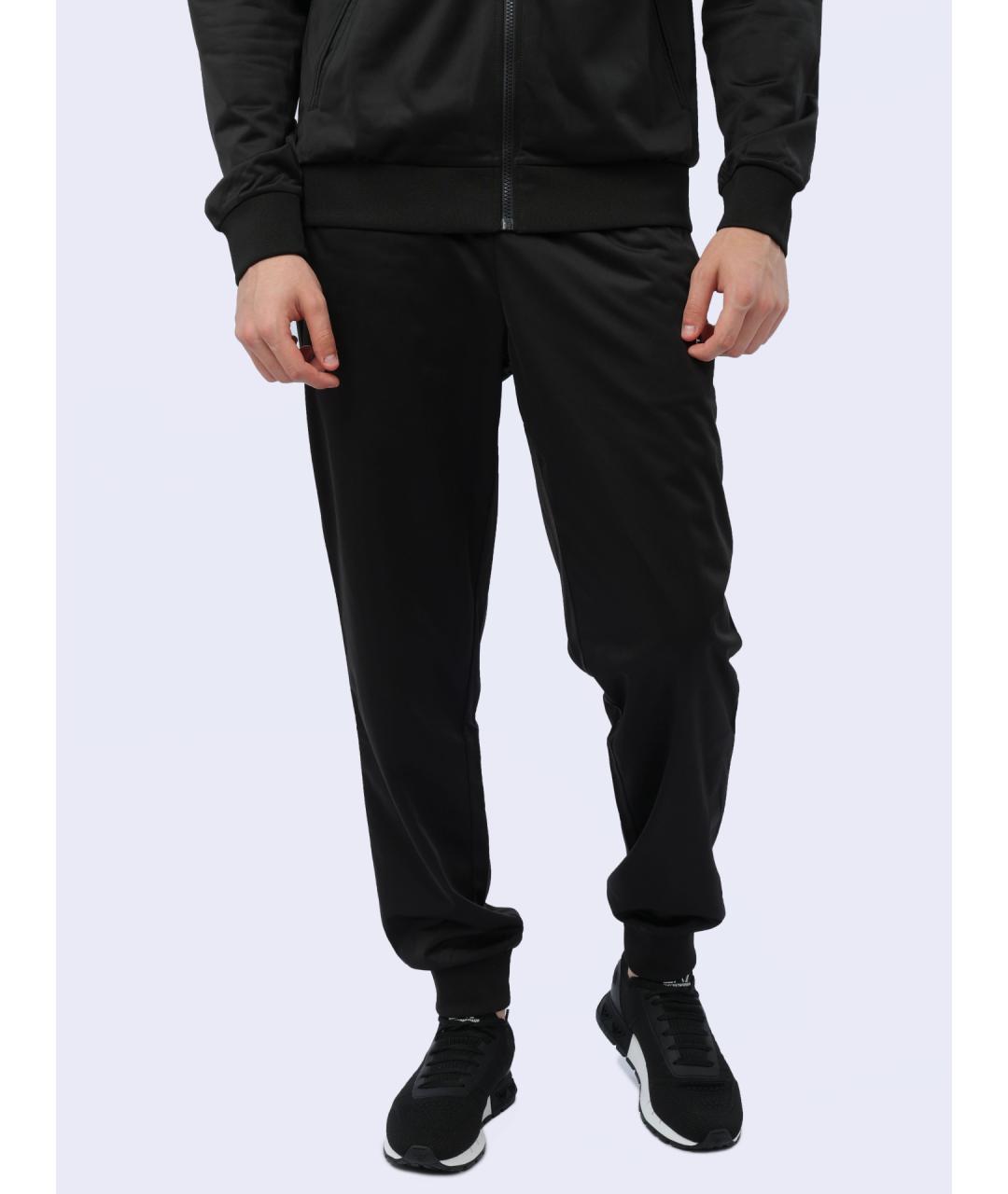 EA7 Черный полиэстеровый спортивный костюм, фото 3