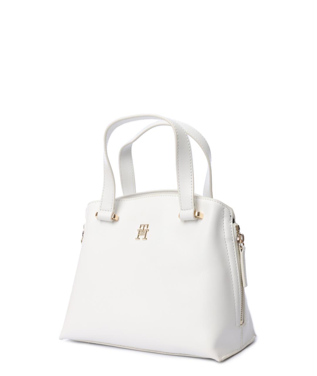 TOMMY HILFIGER Белая сумка с короткими ручками, фото 2