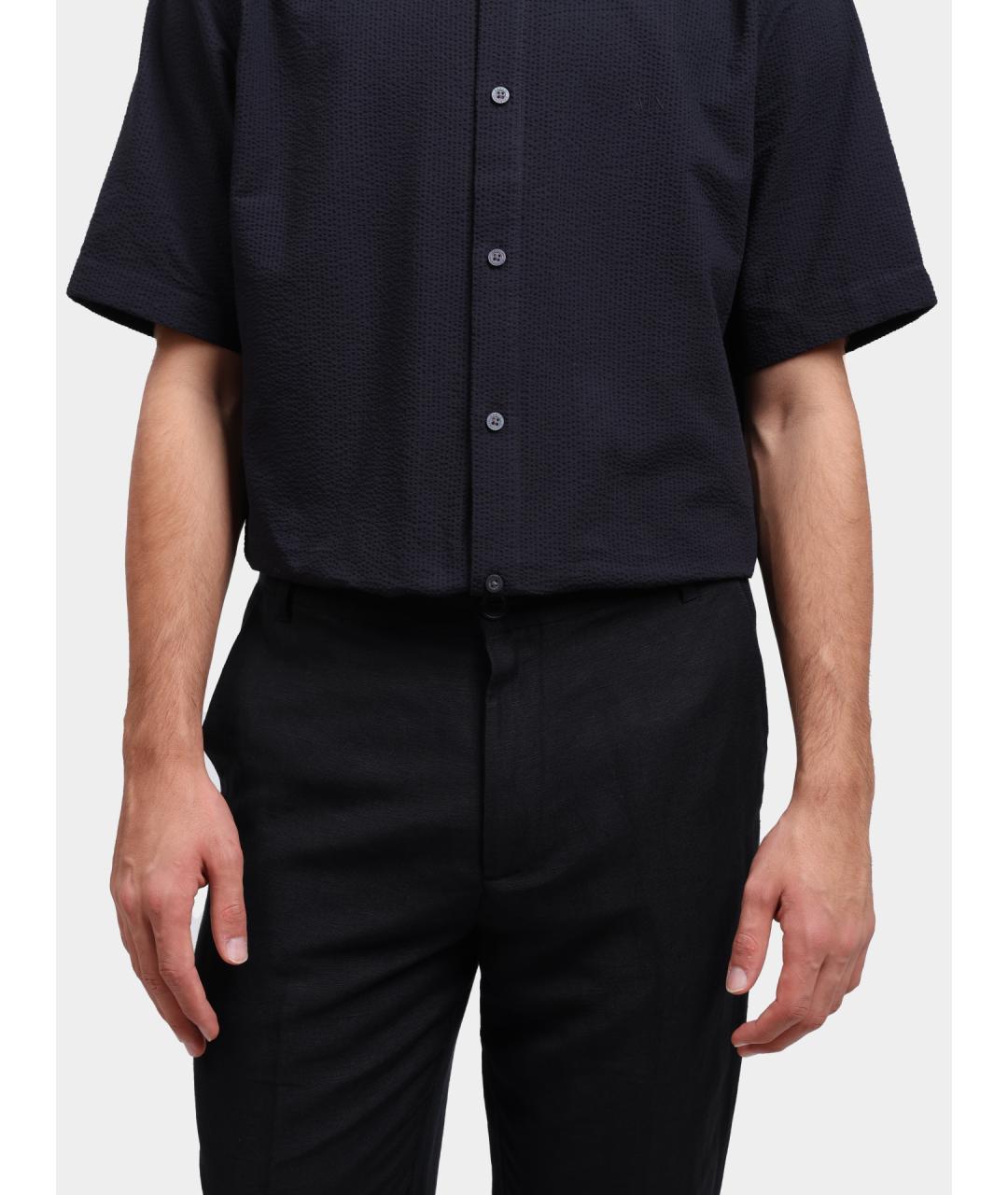 ARMANI EXCHANGE Темно-синие повседневные брюки, фото 4