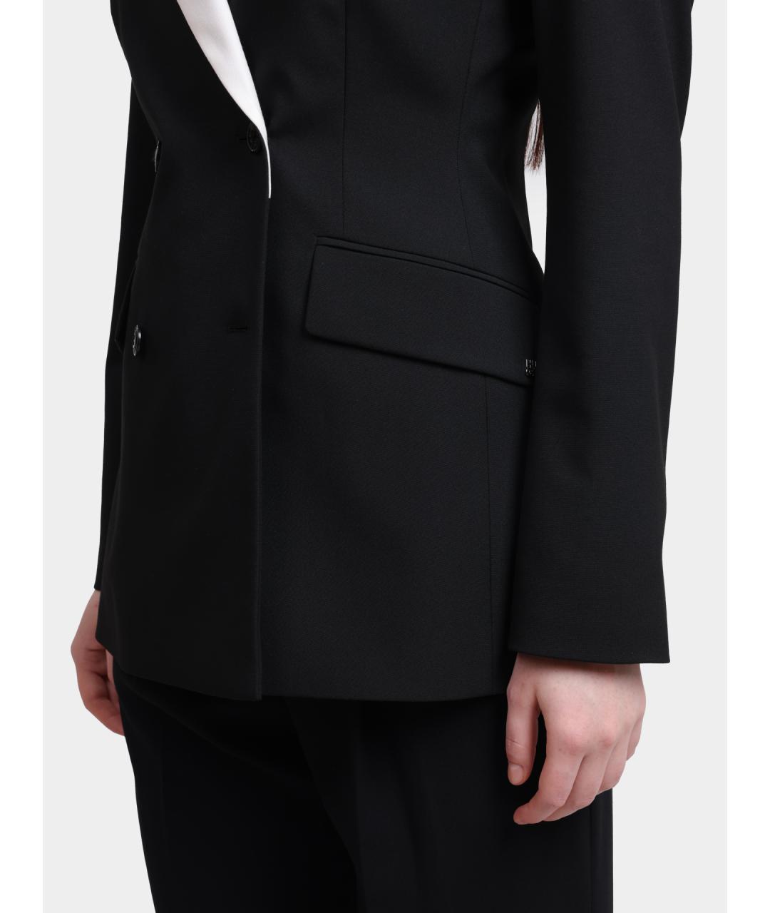 HUGO Черный жакет/пиджак, фото 4