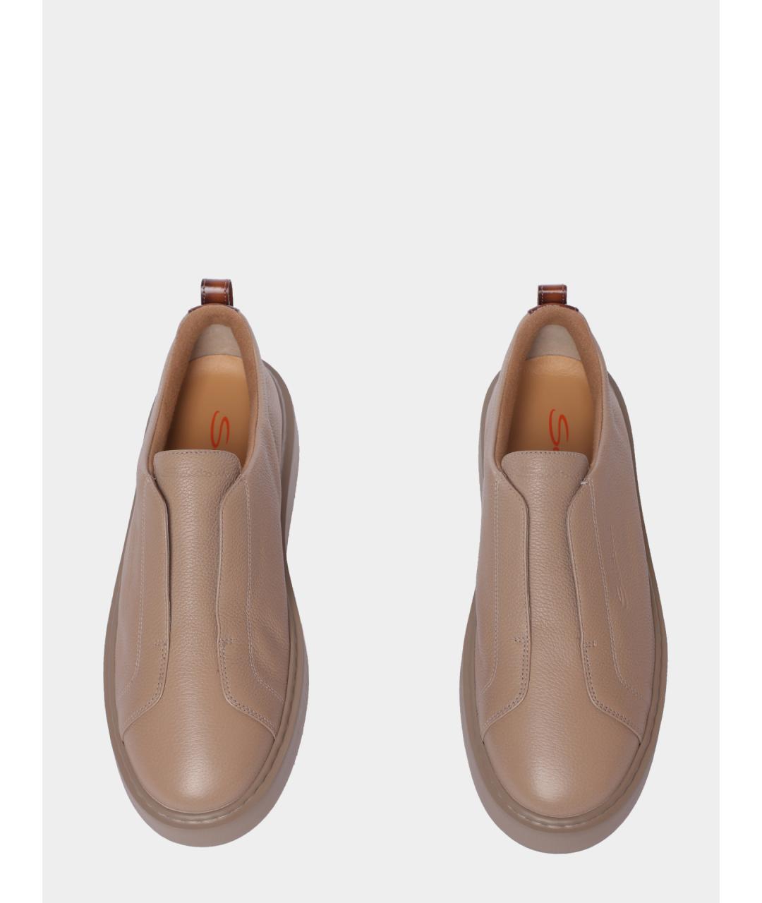 SANTONI Кожаные кеды, фото 3