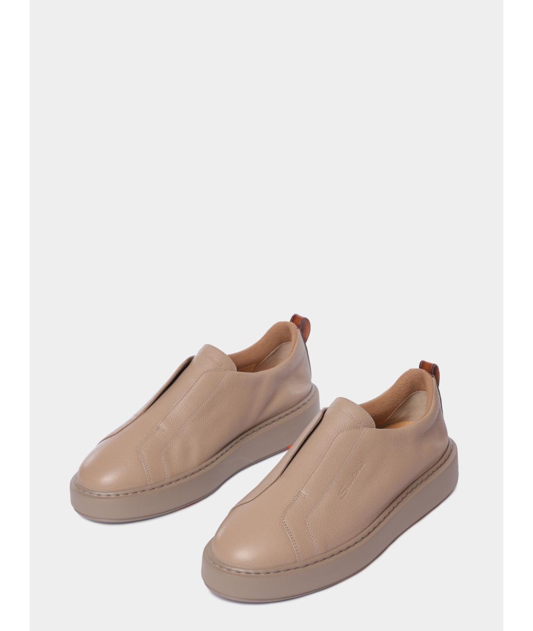 SANTONI Кожаные кеды, фото 2