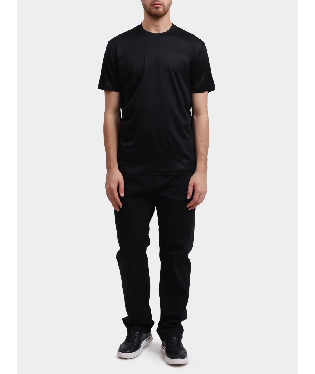 EMPORIO ARMANI Черная футболка, фото 2