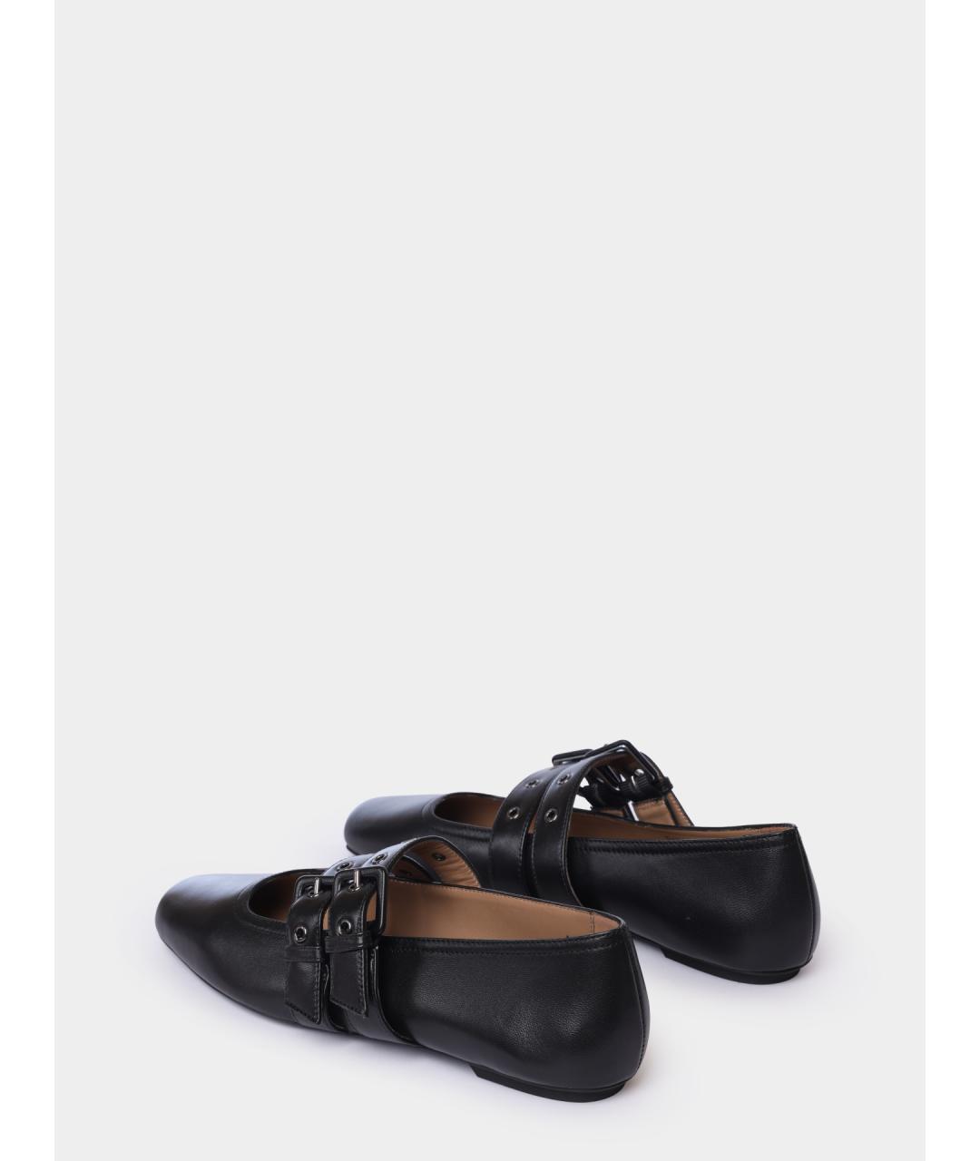 EMPORIO ARMANI Кожаные балетки, фото 5