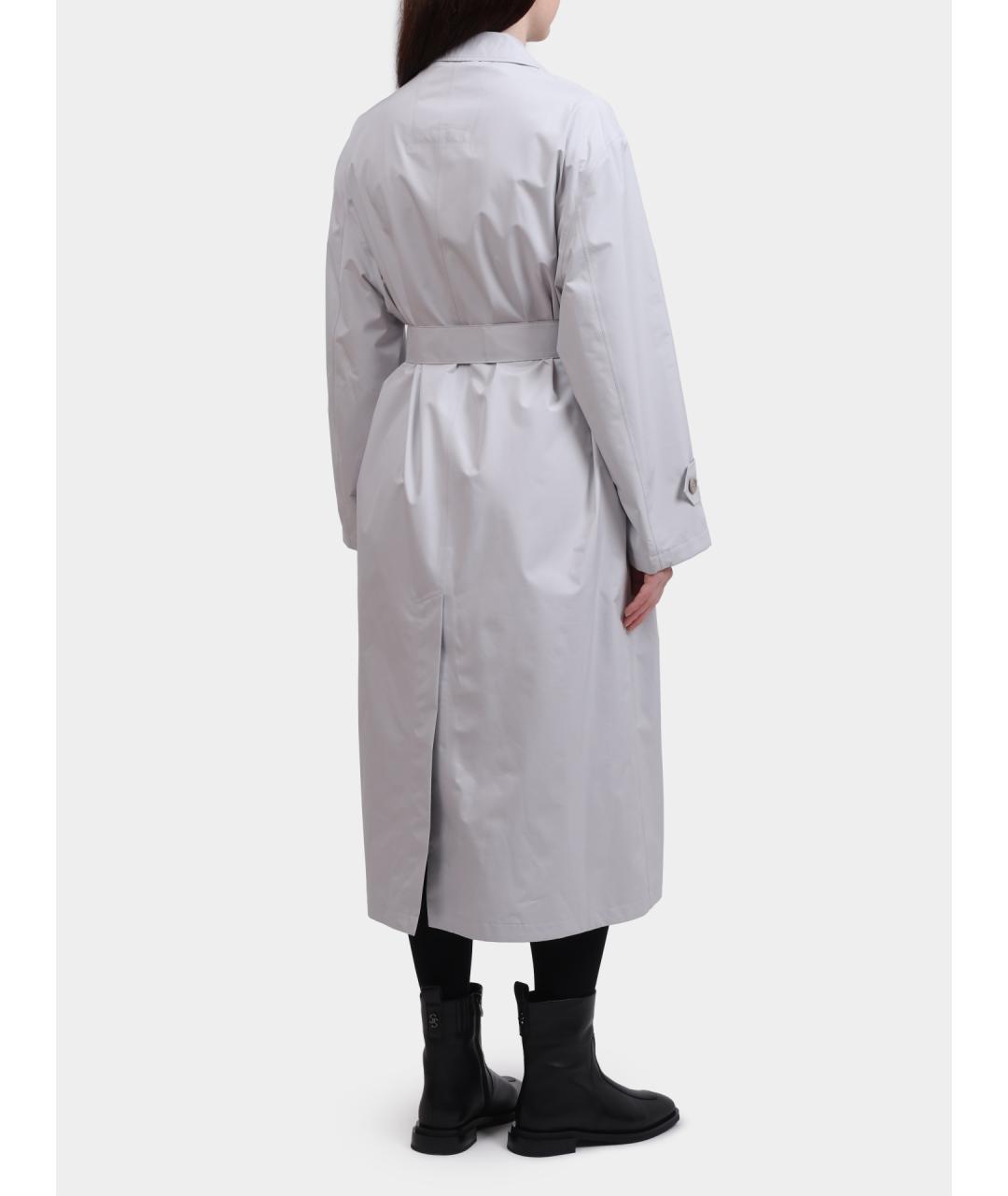 HERNO Серый тренч/плащ, фото 4