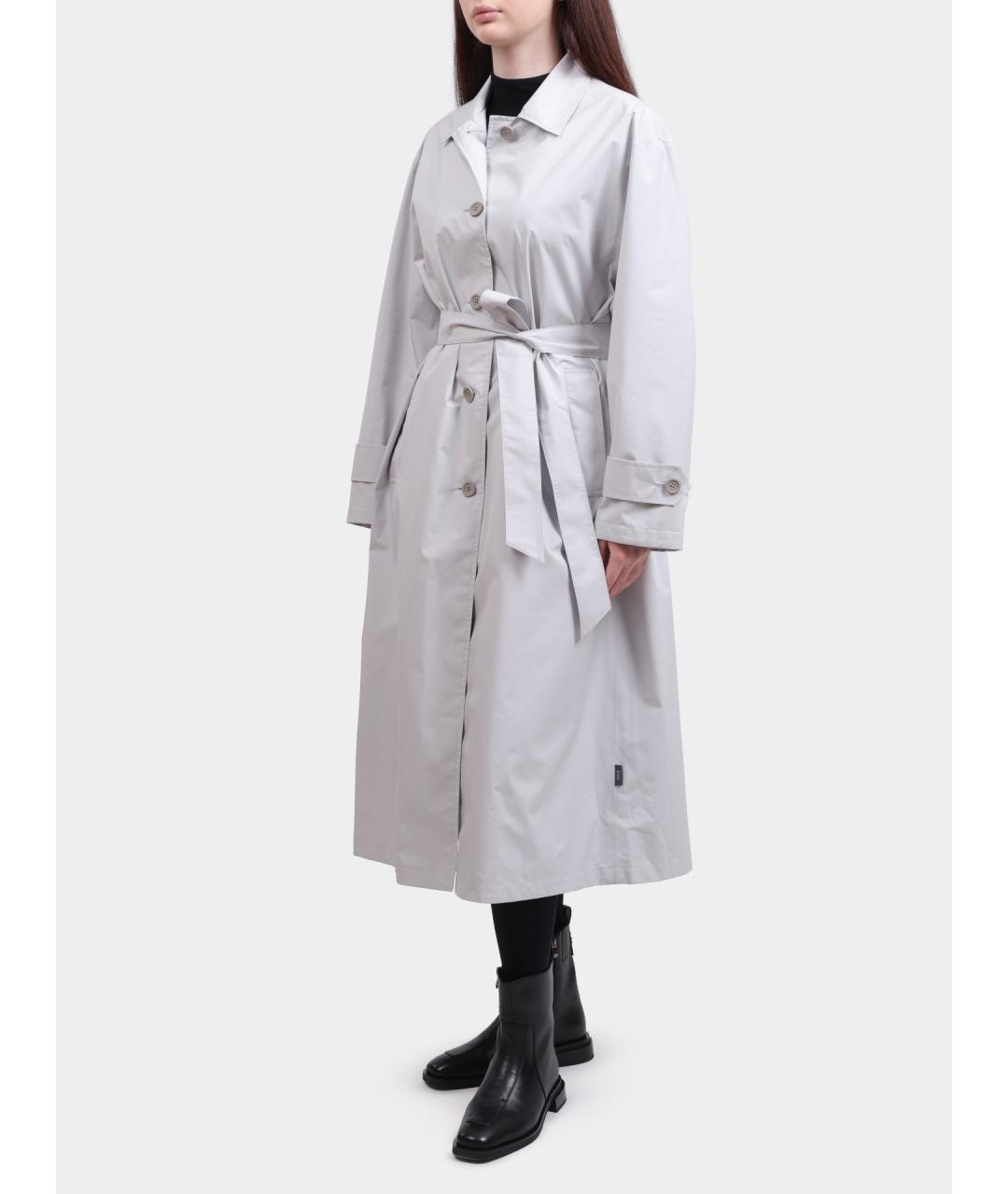 HERNO Серый тренч/плащ, фото 3