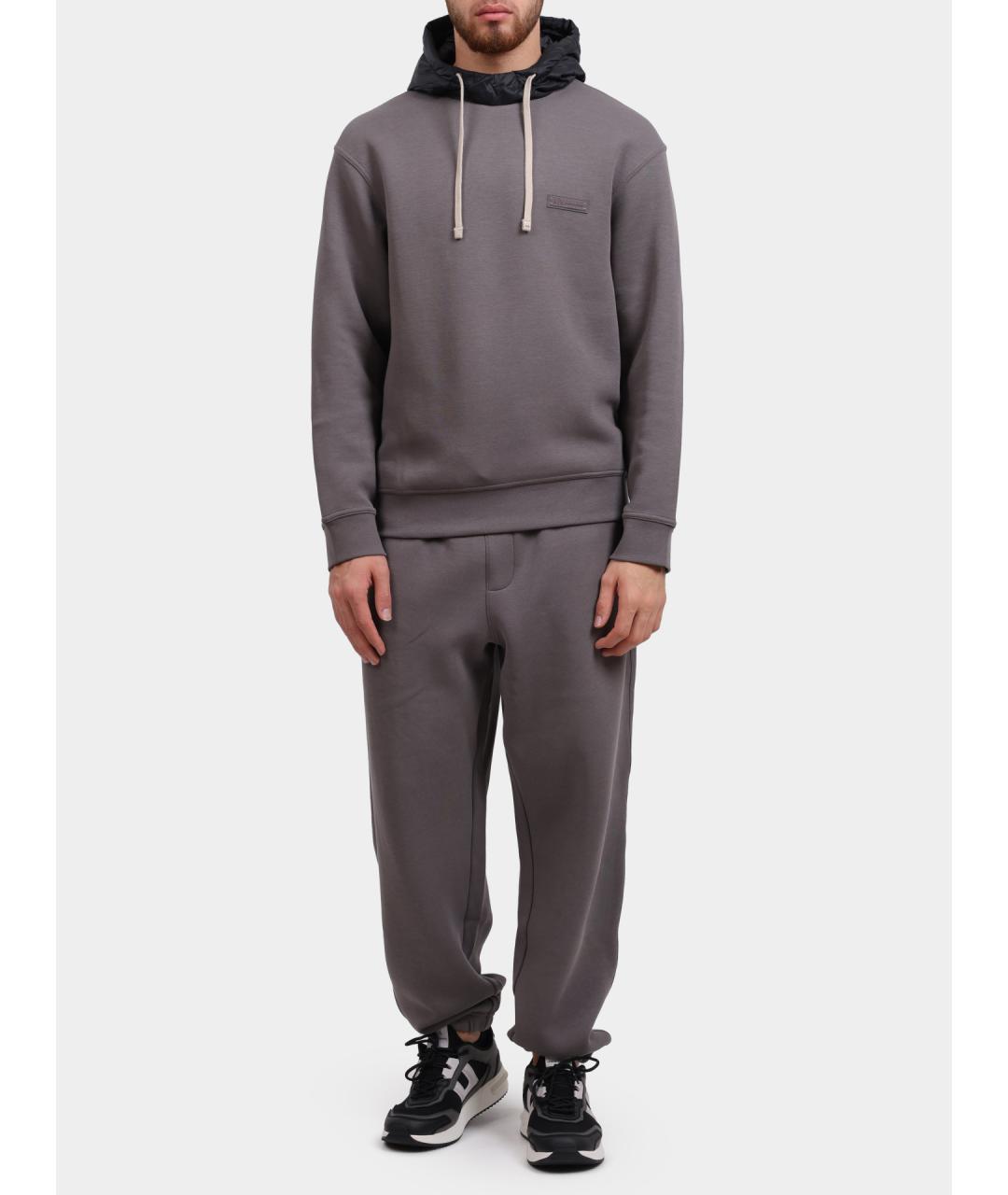 ARMANI EXCHANGE Серые повседневные брюки, фото 2