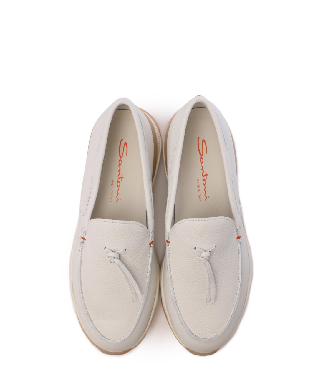 SANTONI Кожаные мокасины, фото 5