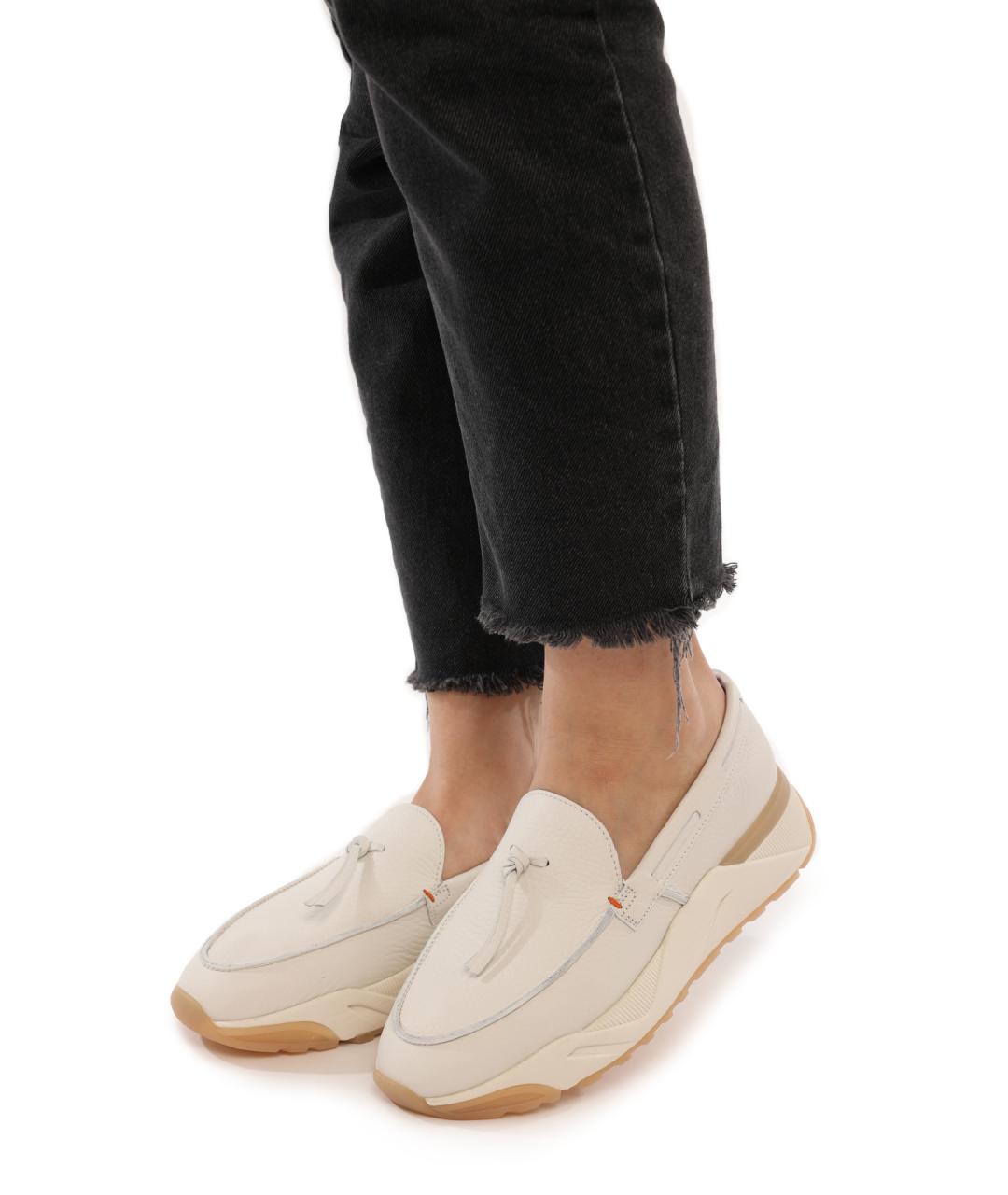 SANTONI Кожаные мокасины, фото 8