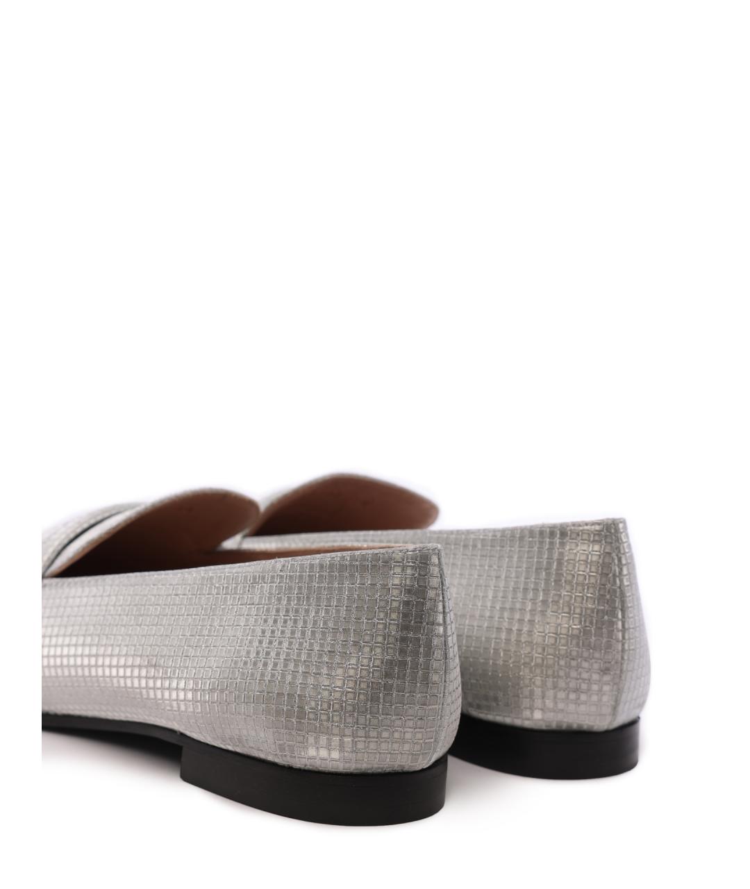 EMPORIO ARMANI Серебряные мокасины, фото 7