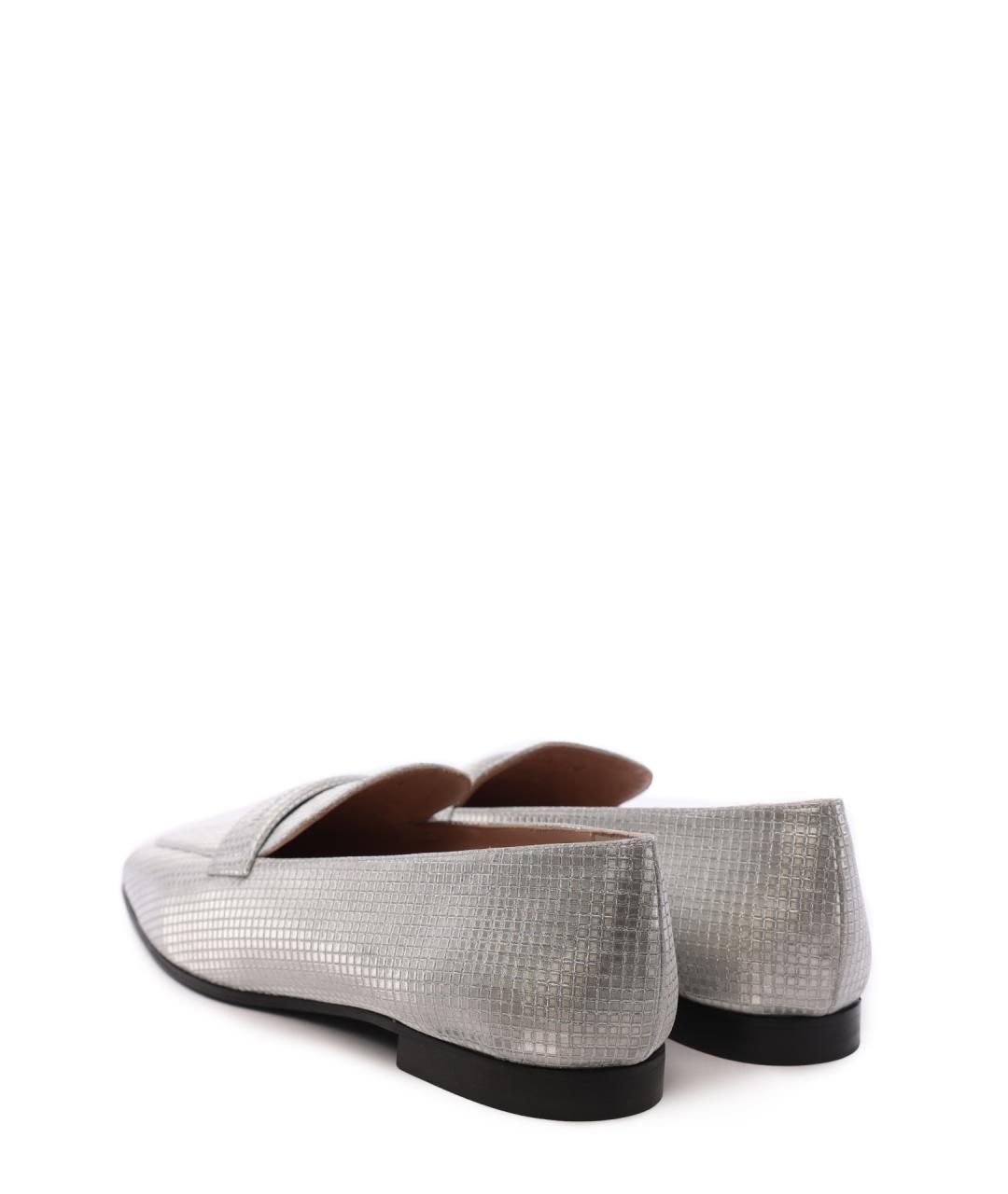 EMPORIO ARMANI Серебряные мокасины, фото 3