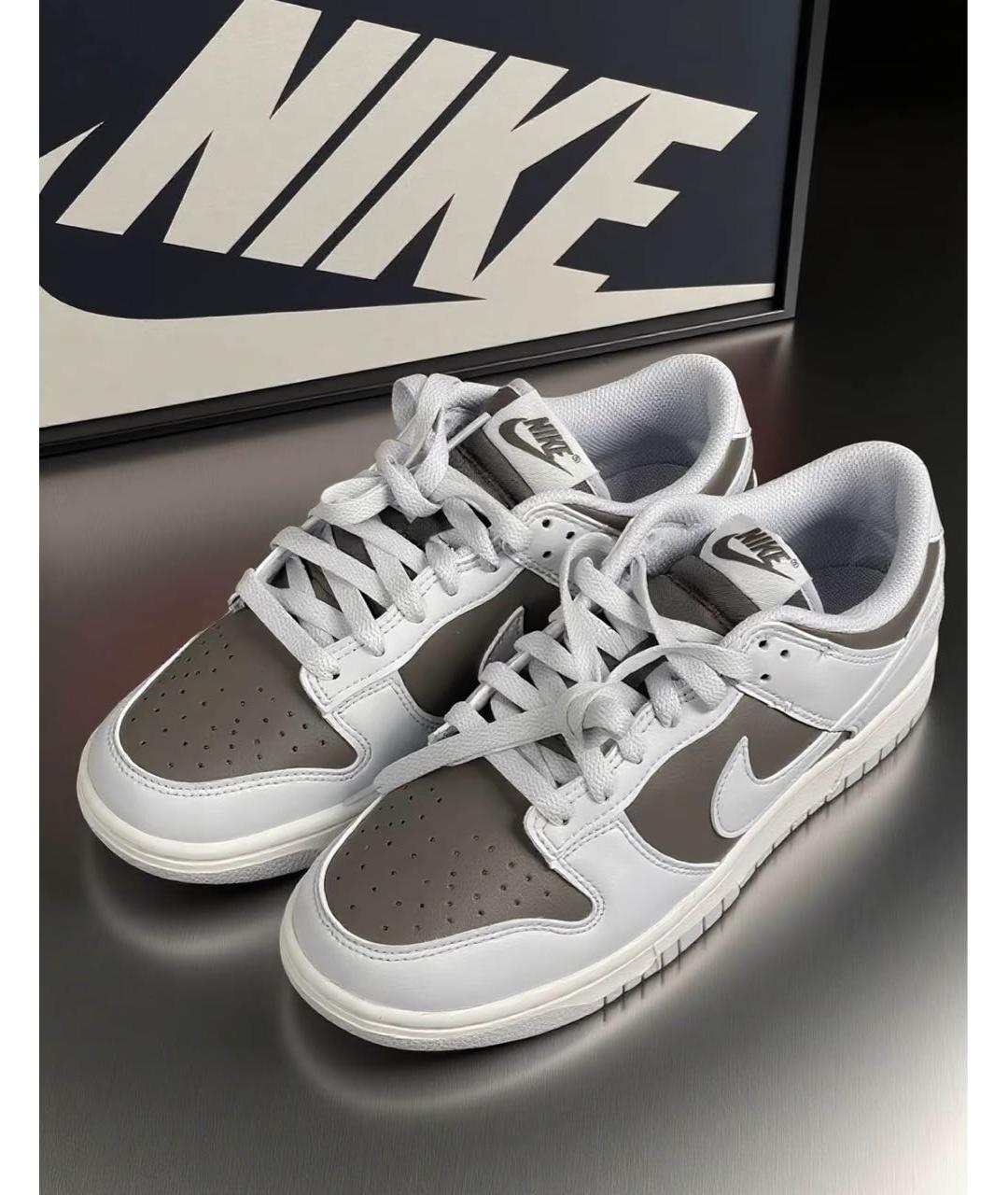 NIKE Мульти кожаные низкие кроссовки / кеды, фото 6