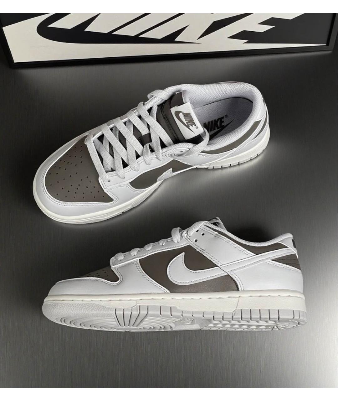 NIKE Мульти кожаные низкие кроссовки / кеды, фото 5