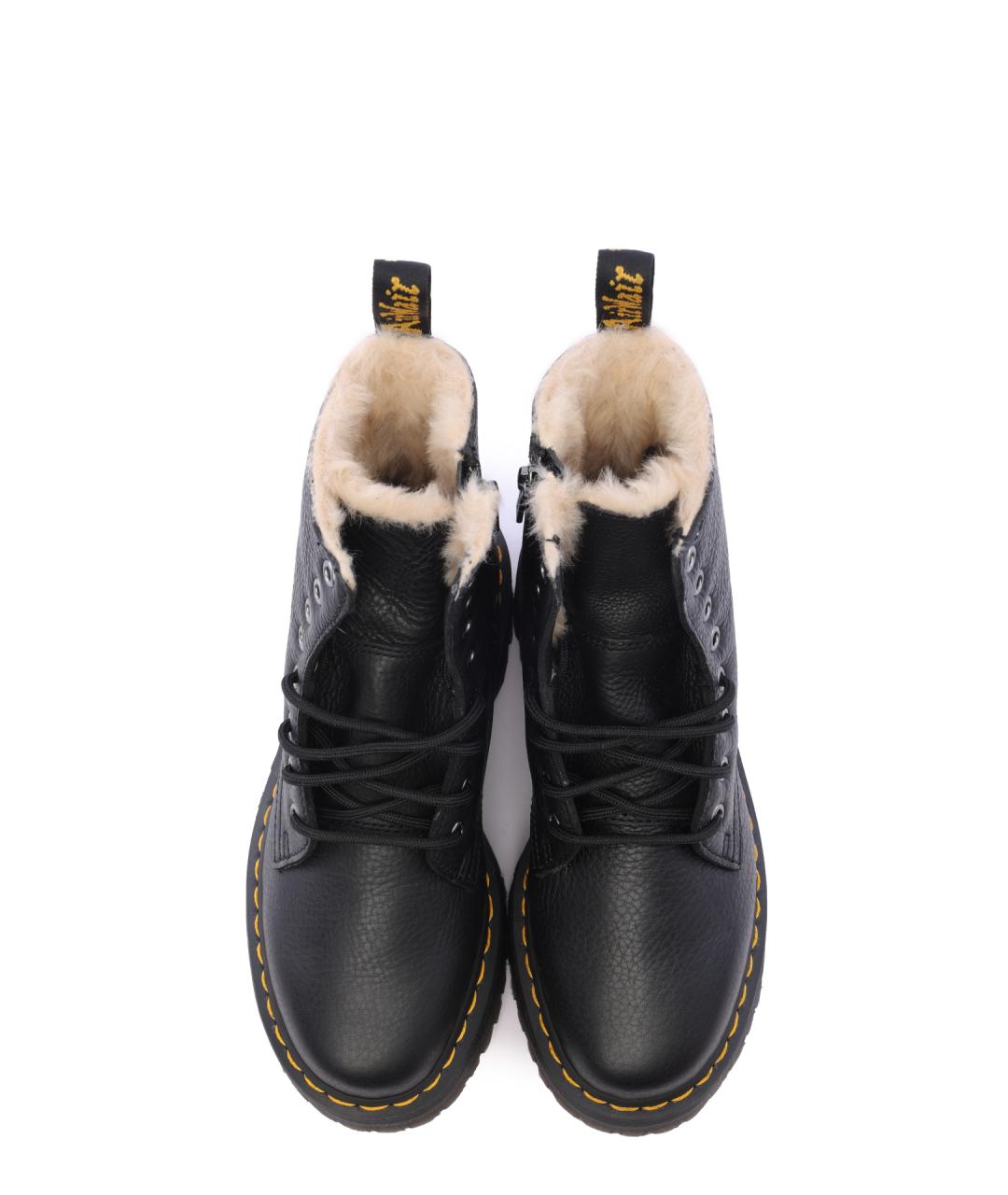 DR. MARTENS Черные кожаные ботинки, фото 5