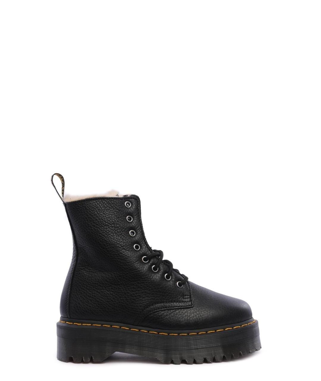 DR. MARTENS Черные кожаные ботинки, фото 1