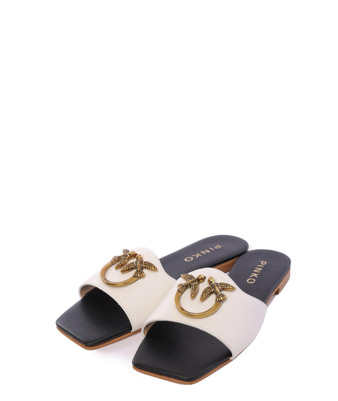 PINKO Белые мюли, фото 2