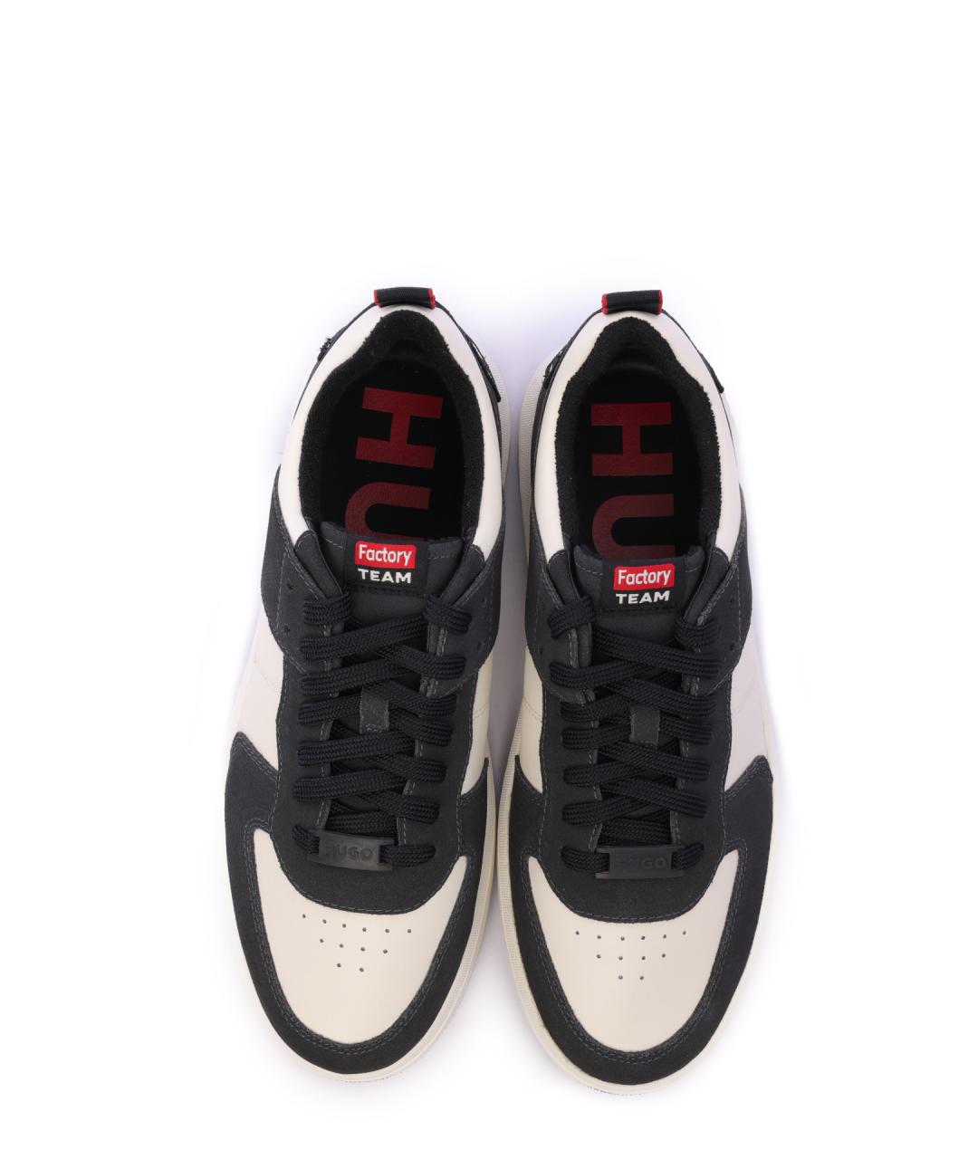 HUGO Мульти кожаные низкие кроссовки / кеды, фото 4