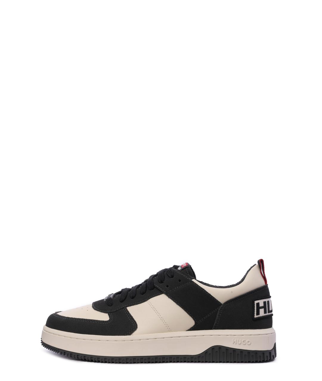 HUGO Мульти кожаные низкие кроссовки / кеды, фото 7