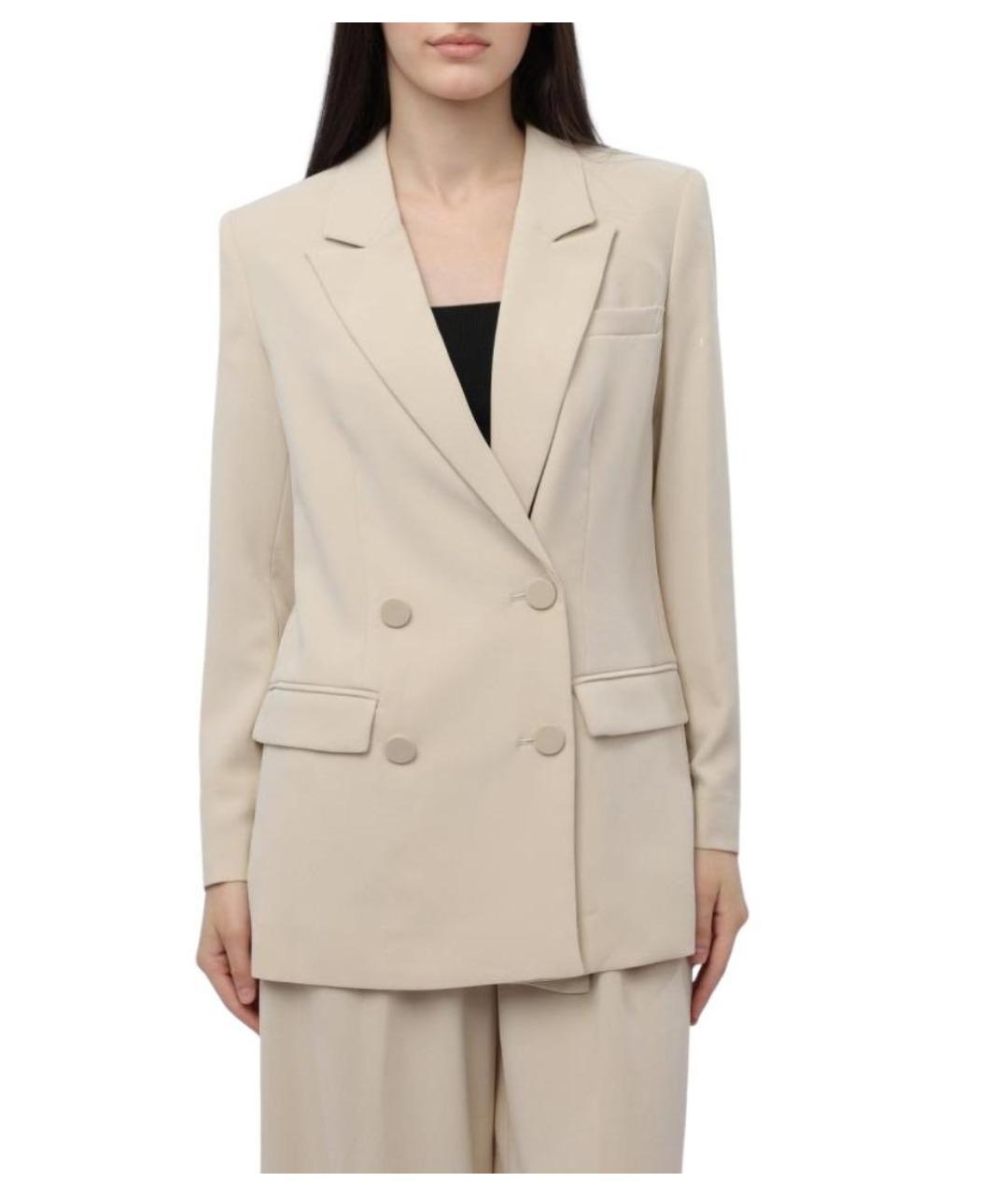 ARMANI EXCHANGE Бежевый жакет/пиджак, фото 1