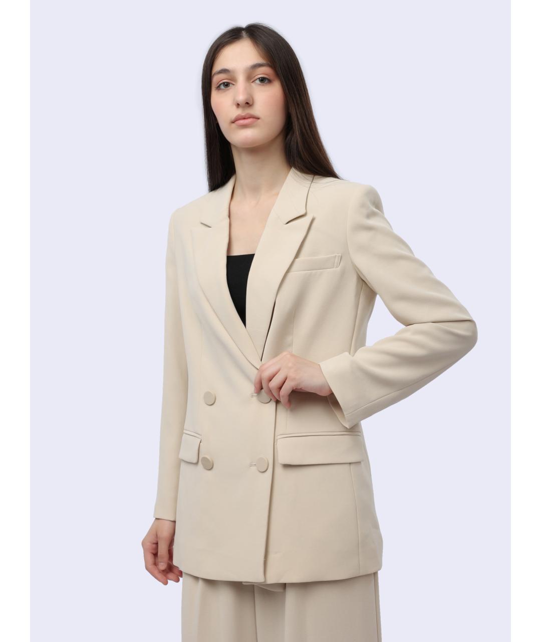 ARMANI EXCHANGE Бежевый жакет/пиджак, фото 3