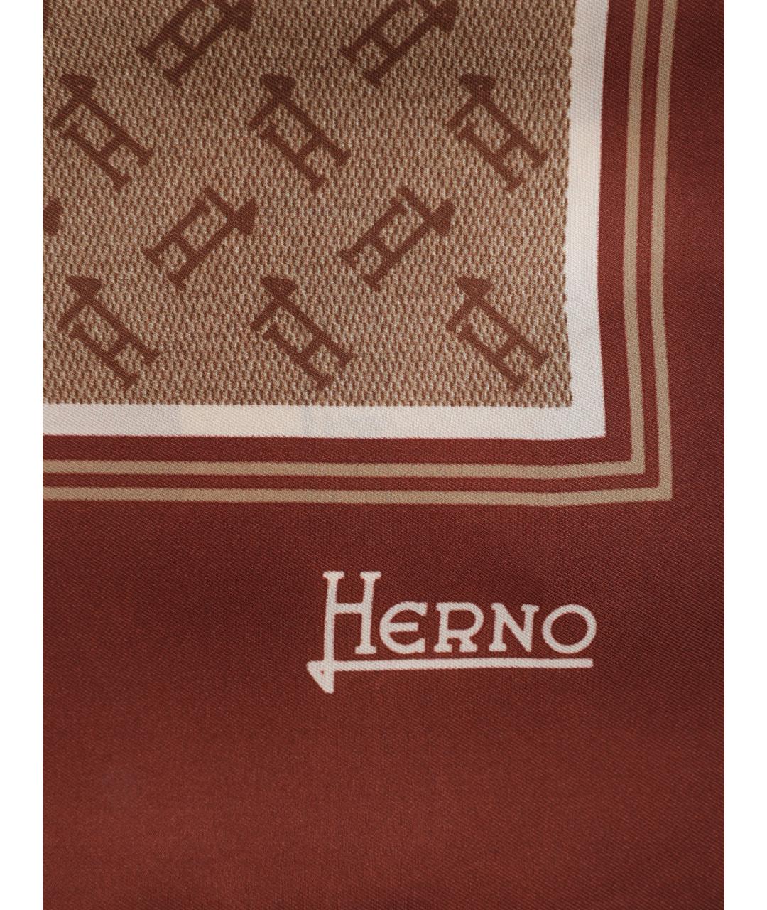 HERNO Мульти шелковый платок, фото 4