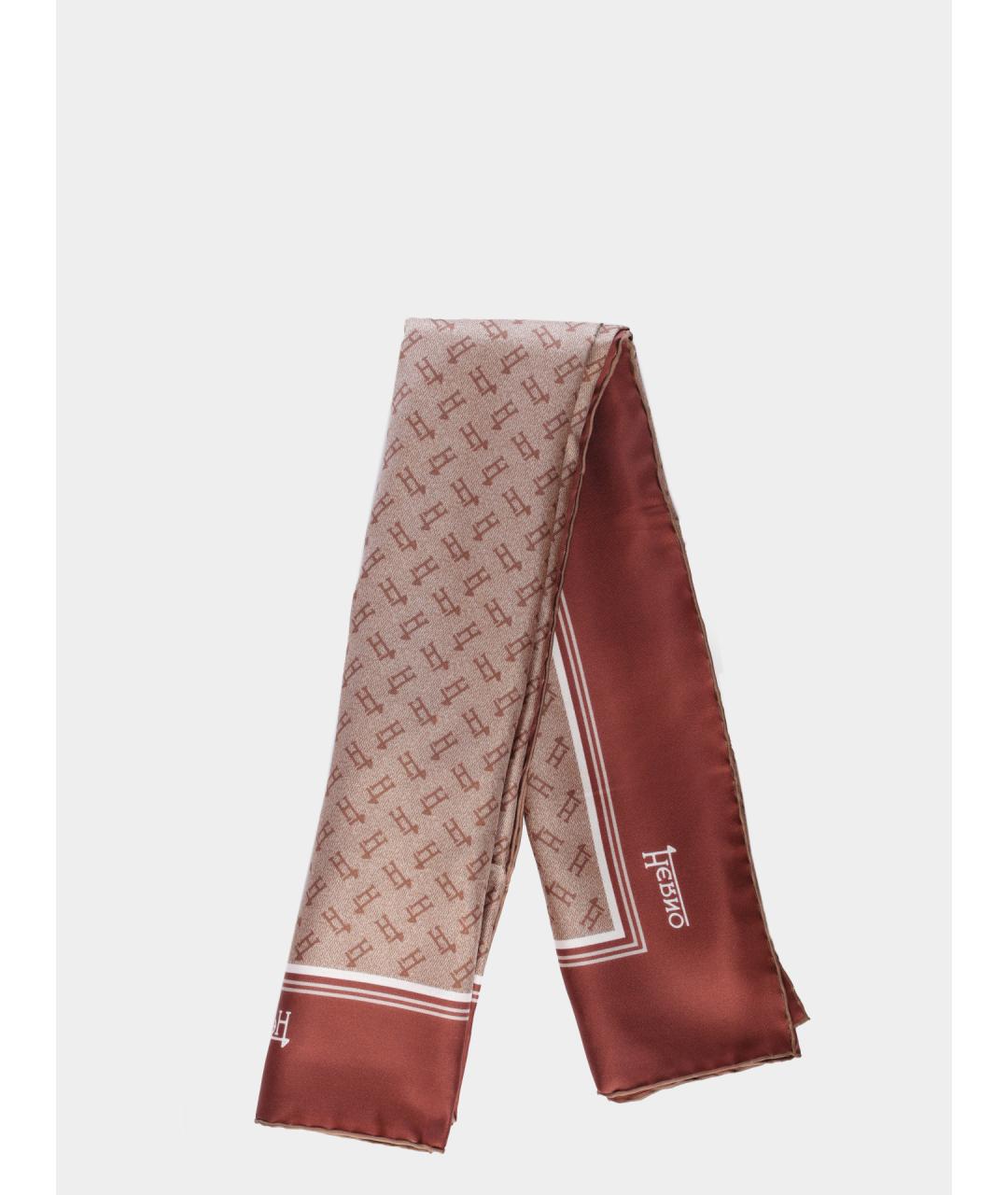 HERNO Мульти шелковый платок, фото 6