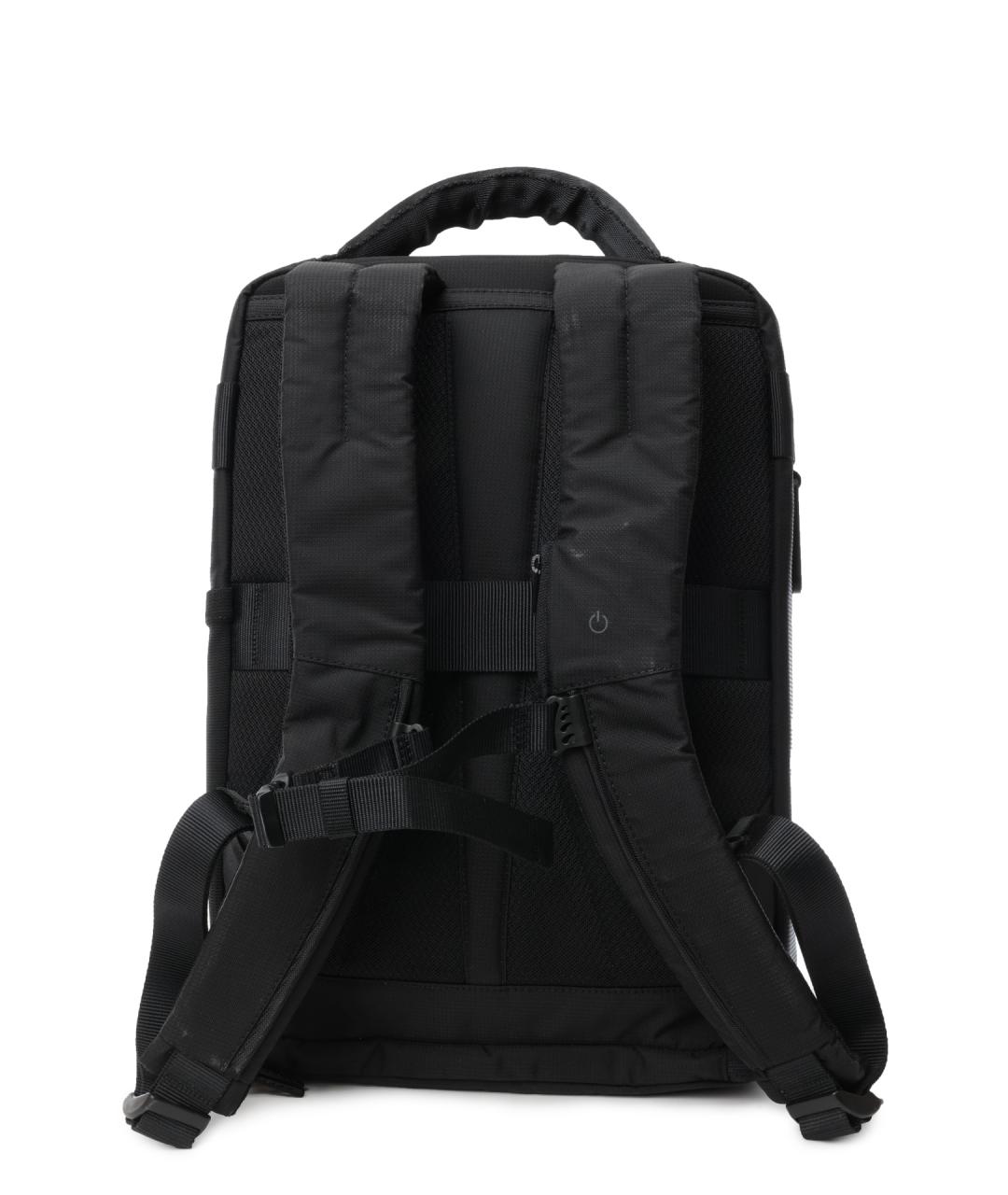 PIQUADRO Черный тканевый рюкзак, фото 3