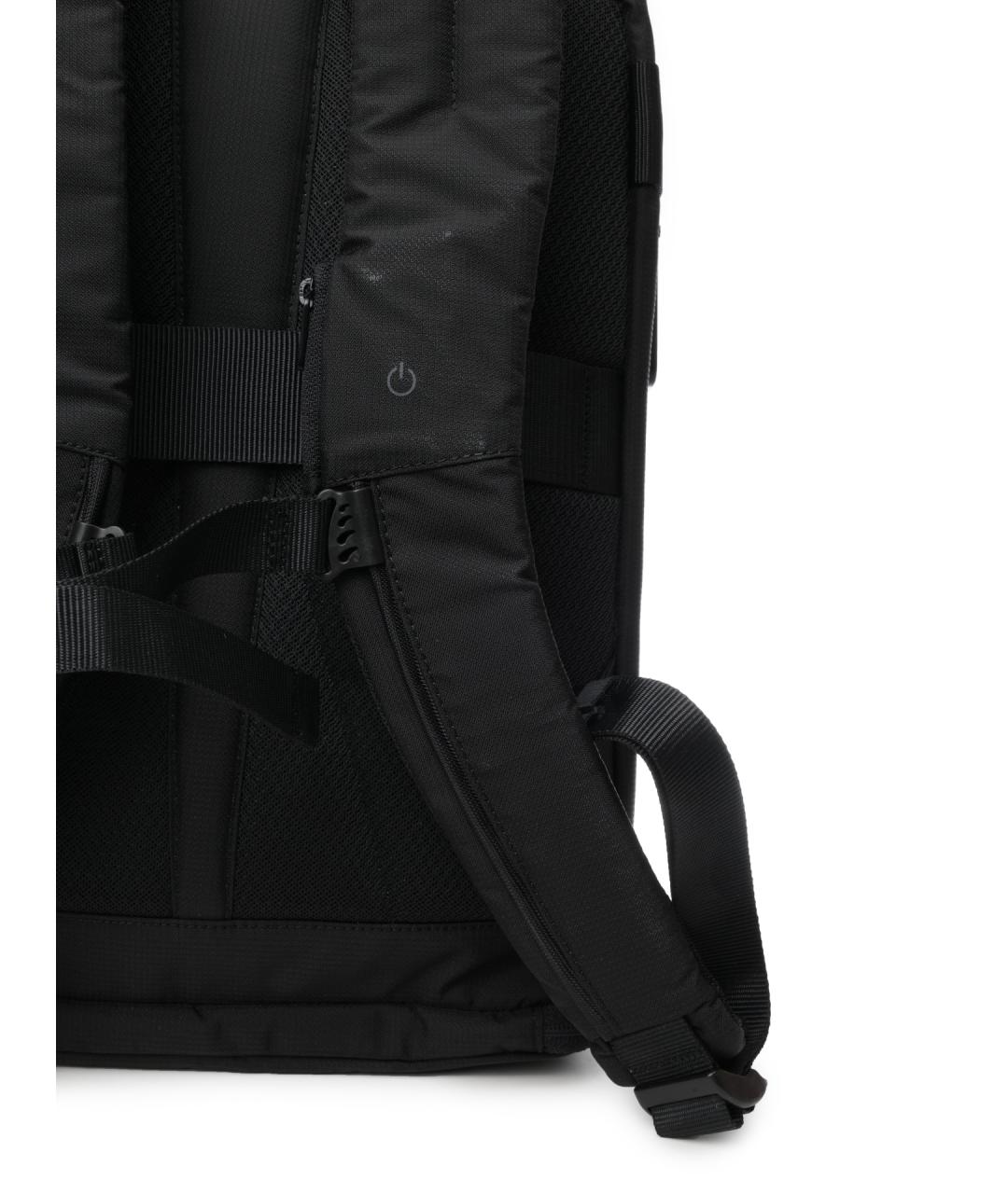 PIQUADRO Черный тканевый рюкзак, фото 4