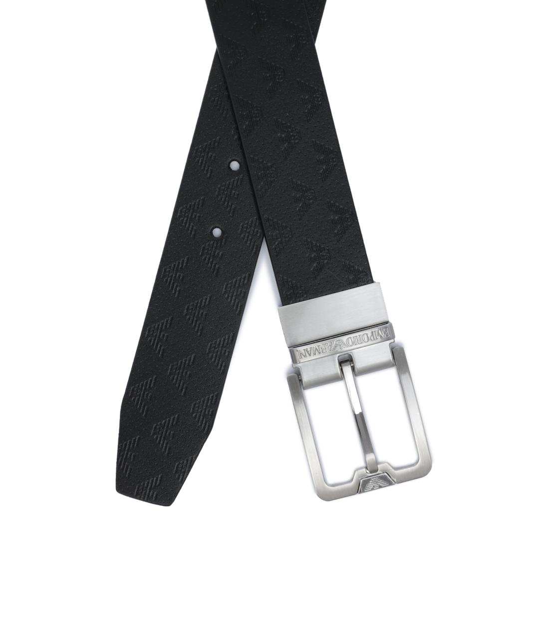 EMPORIO ARMANI Черный ремень, фото 2