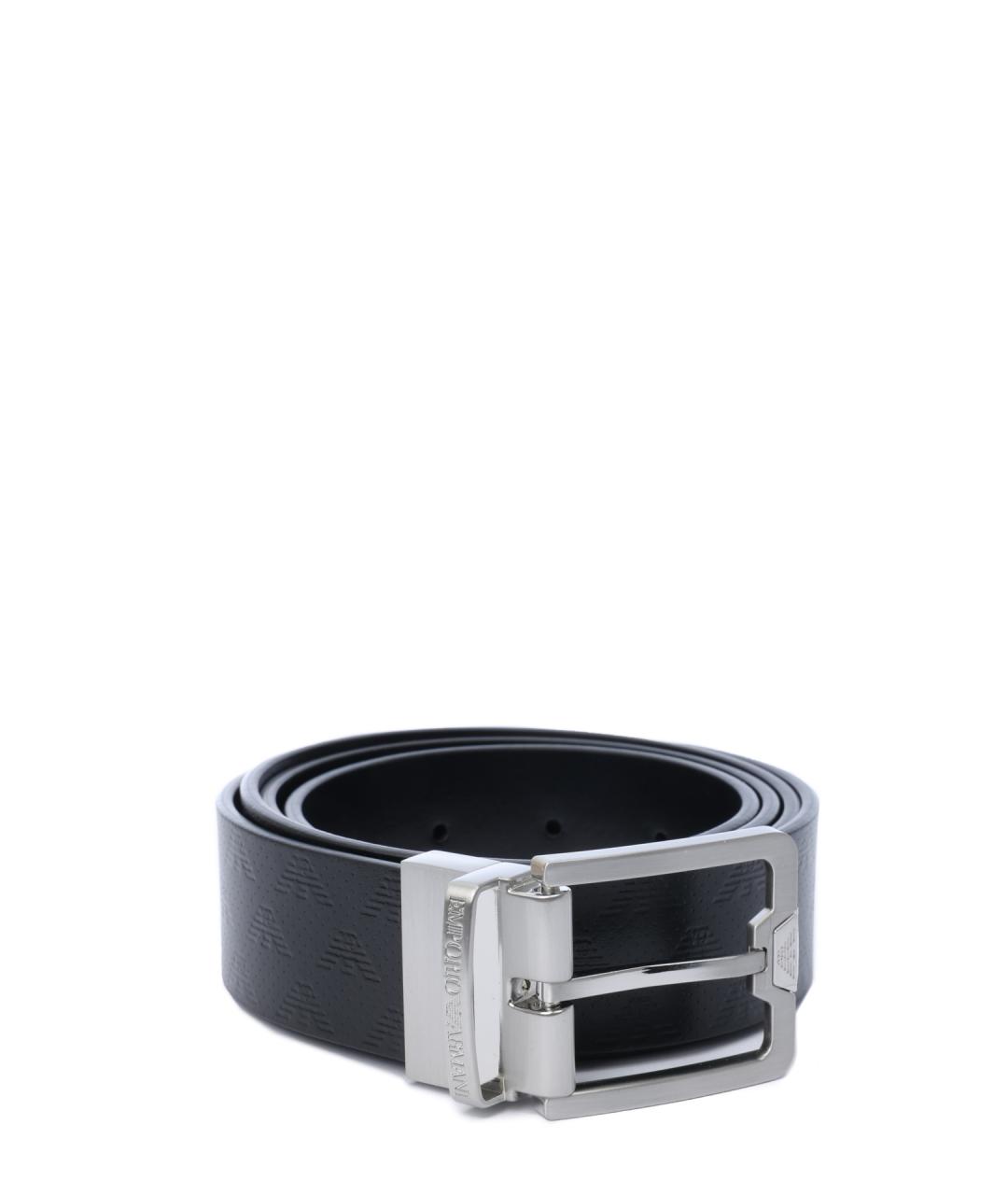 EMPORIO ARMANI Черный ремень, фото 1