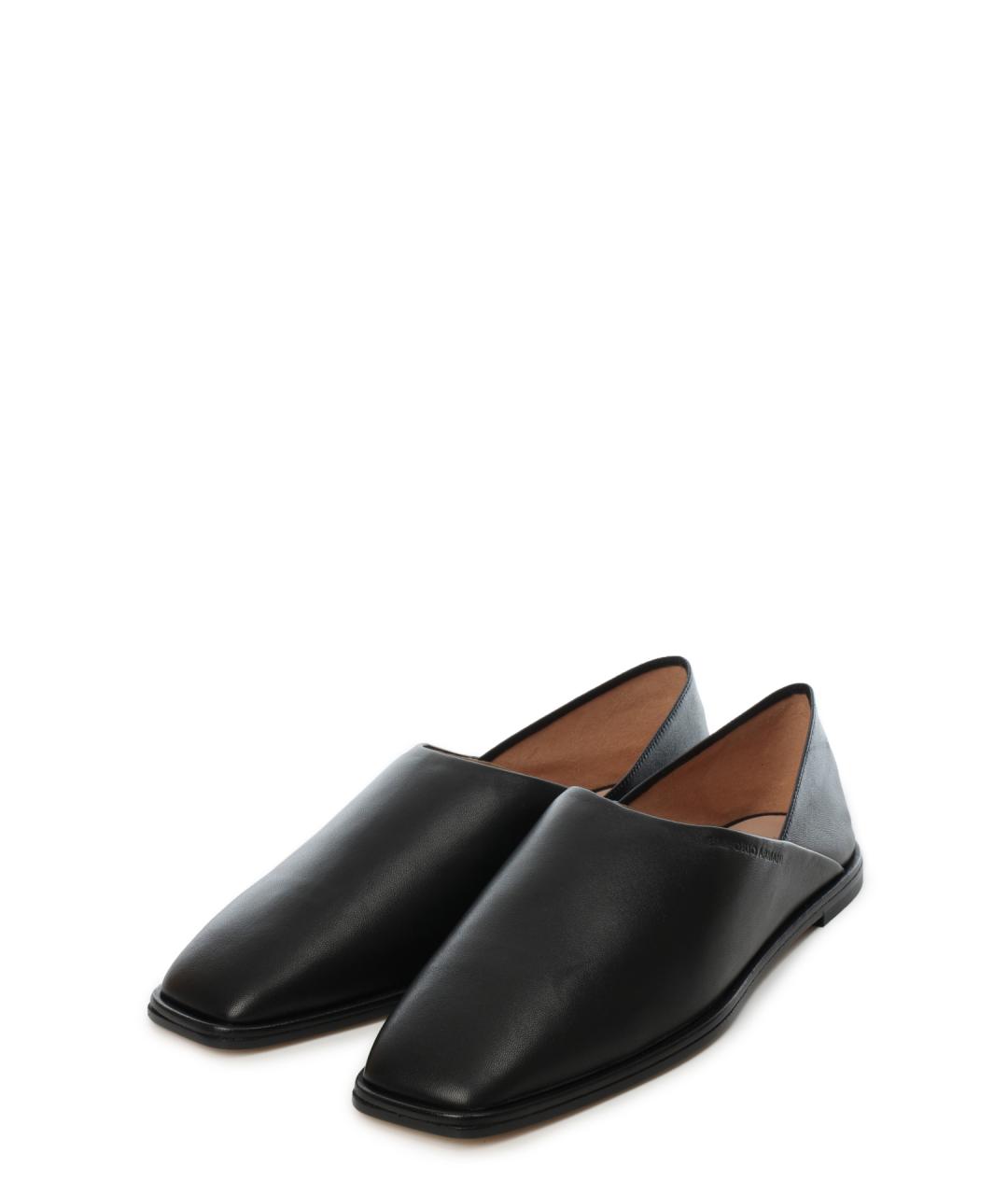 EMPORIO ARMANI Кожаные балетки, фото 2