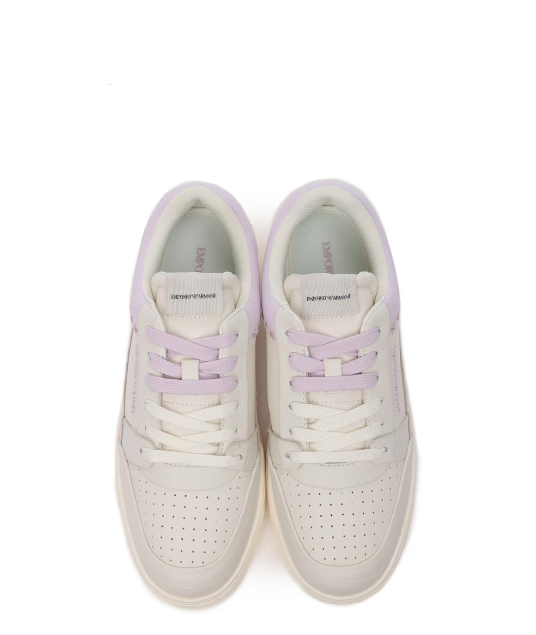 EMPORIO ARMANI Кожаные кеды, фото 5