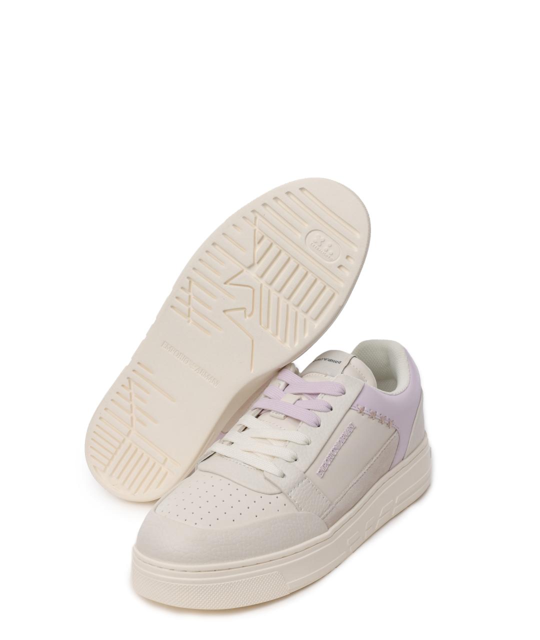 EMPORIO ARMANI Кожаные кеды, фото 4