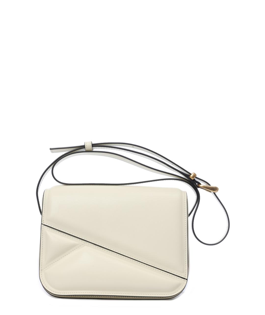 WANDLER Белая кожаная сумка через плечо, фото 4