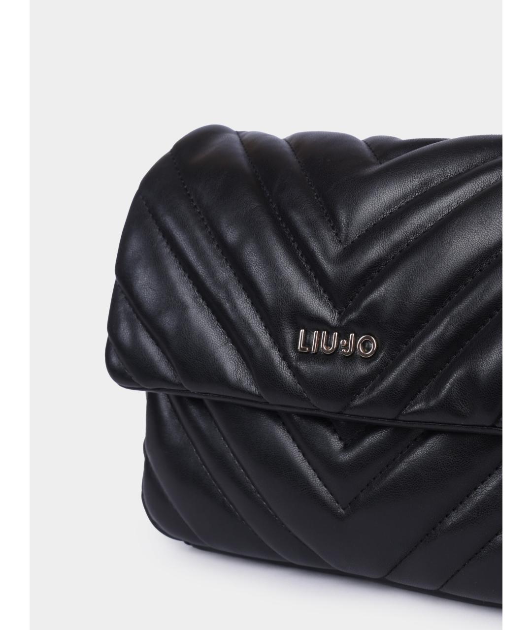 LIU JO Черная сумка через плечо, фото 4
