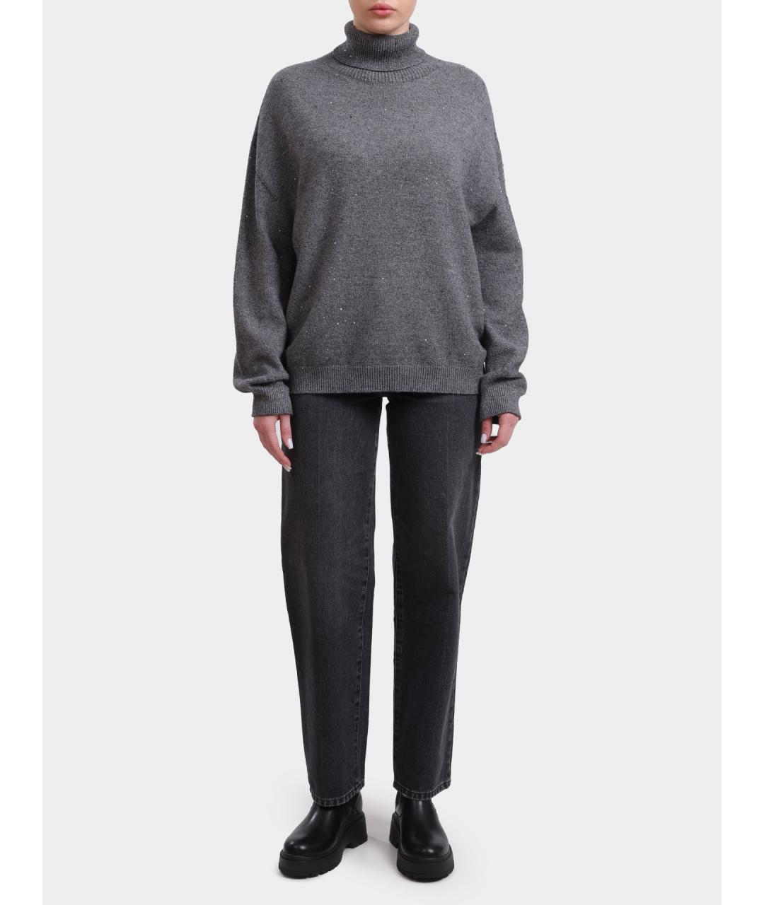 LIU JO Серый джемпер / свитер, фото 2