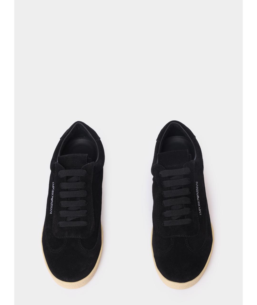 EMPORIO ARMANI Замшевые кроссовки, фото 3